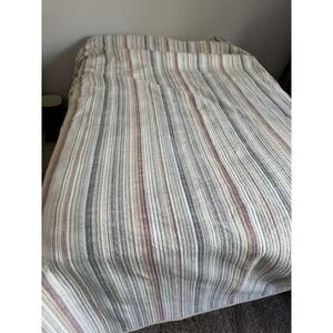 Frye striped Bedspread 106 By 96